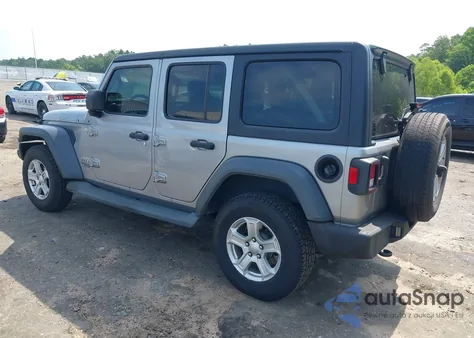 2019 Jeep Wrangler Unlimited Sport from USA, damaged, VIN 1C4HJXDN9KW567001